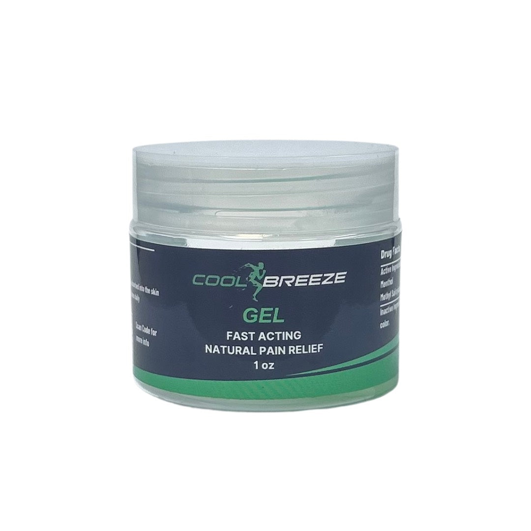 Cool Breeze Pain Relief Gel 1.0z Jar (Pack of 2)